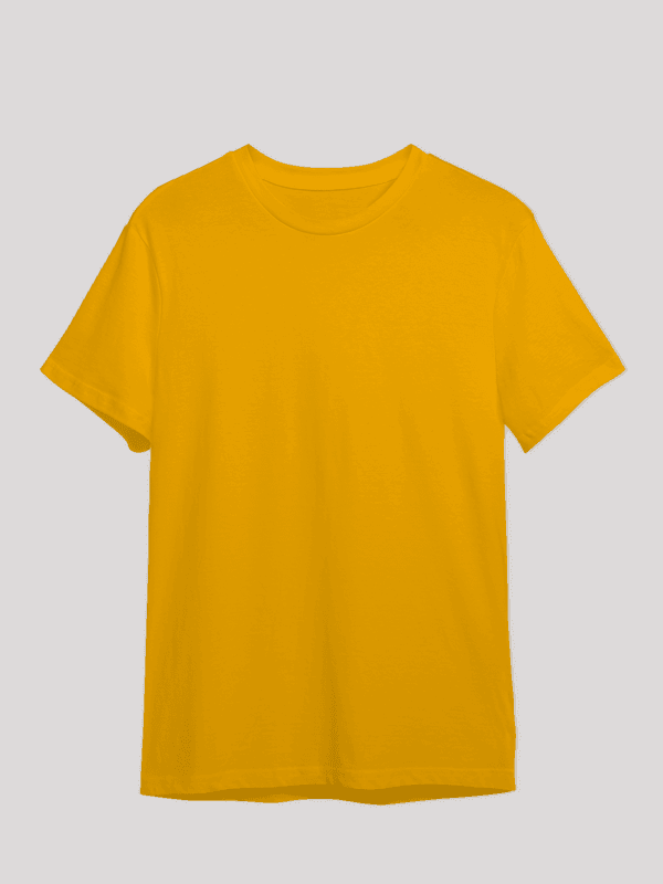 Plain Golden Yellow T-shirt